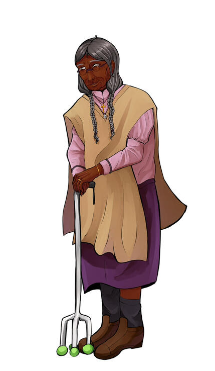 Catelina | She/Her | 92 Carlos' grandmother, the sweetest old lady you'll ever meet.