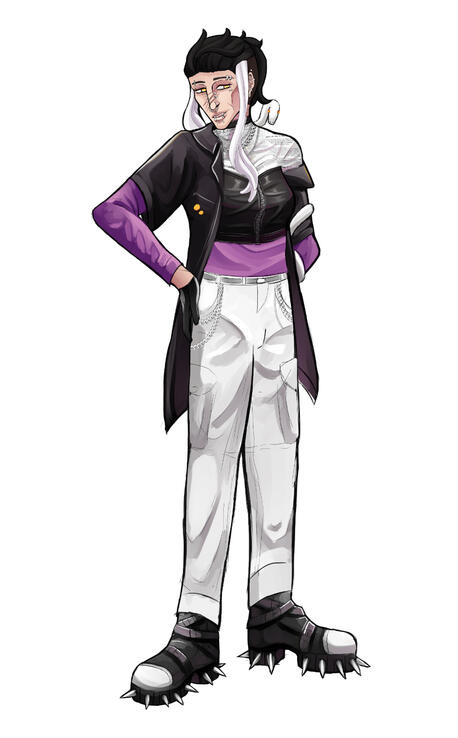 Rae | She/He/They | '34' Luci's twin, outgoing and friendly... Unless you manage to get on her bad side.