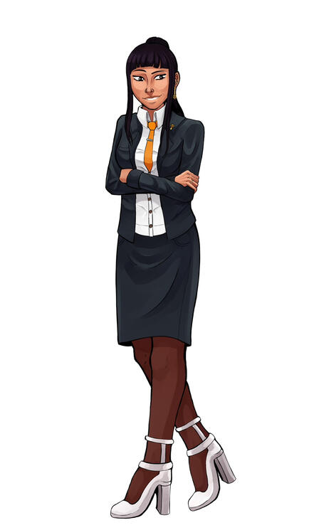 Veronica | She/Her | 49 Gabriel's wife and Micha's mother. Head of the sales department of a large online shopping platform.